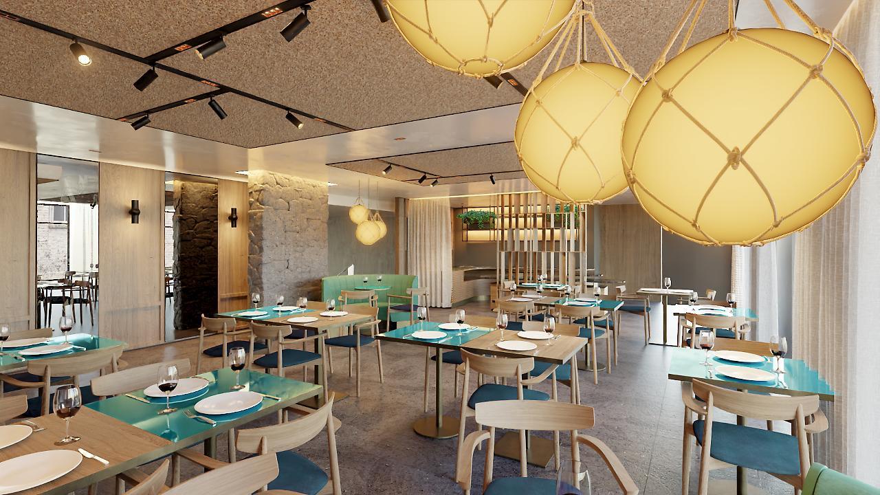 Отель Barcelo Funchal Oldtown Экстерьер фото The interior of the restaurant
